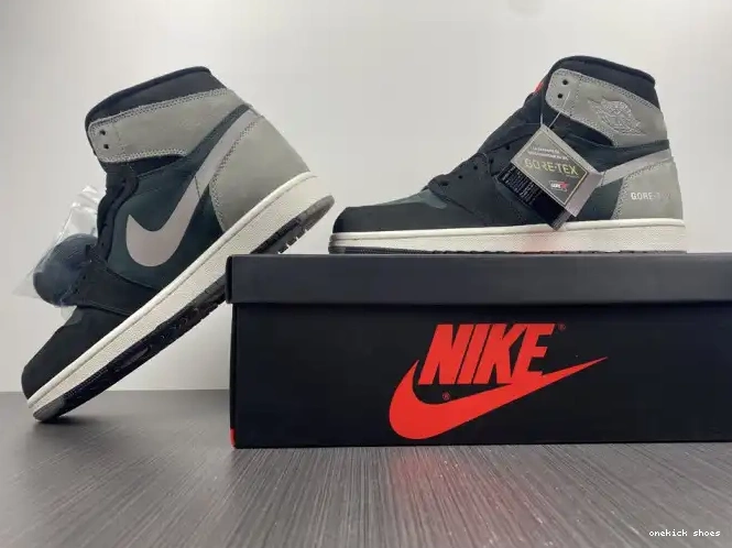 Rep Onekick Element Jordan High Gore-Tex DB2889-001 Retro 1 Grey Particle Black 0406
